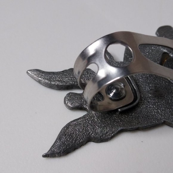 Camco Saint Christopher Protect Us Metal Auto Visor Clip - Picture 7 of 14